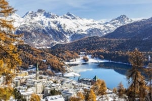 Milan: Private St. Moritz Day Tour with Bernina Express Trip