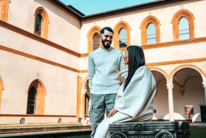 Milan: Professional Photoshoot Outside Sforza Castle