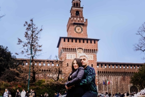 Milan: Professional Photoshoot Outside Sforza Castle