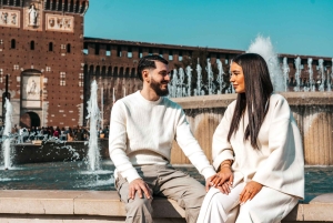 Mediolan: Profesjonalna sesja zdjęciowa poza zamkiem Sforzów