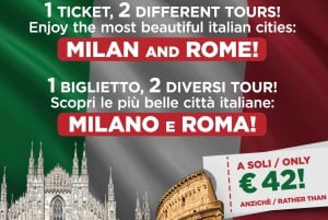 Milan & Rome: 2 Cities Hop-On Hop-Off Sightseeing Bus Ticket