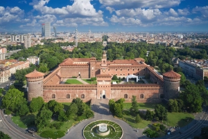 Mała grupa w Mediolanie: Duomo i dach, zamek, degustacja gelato
