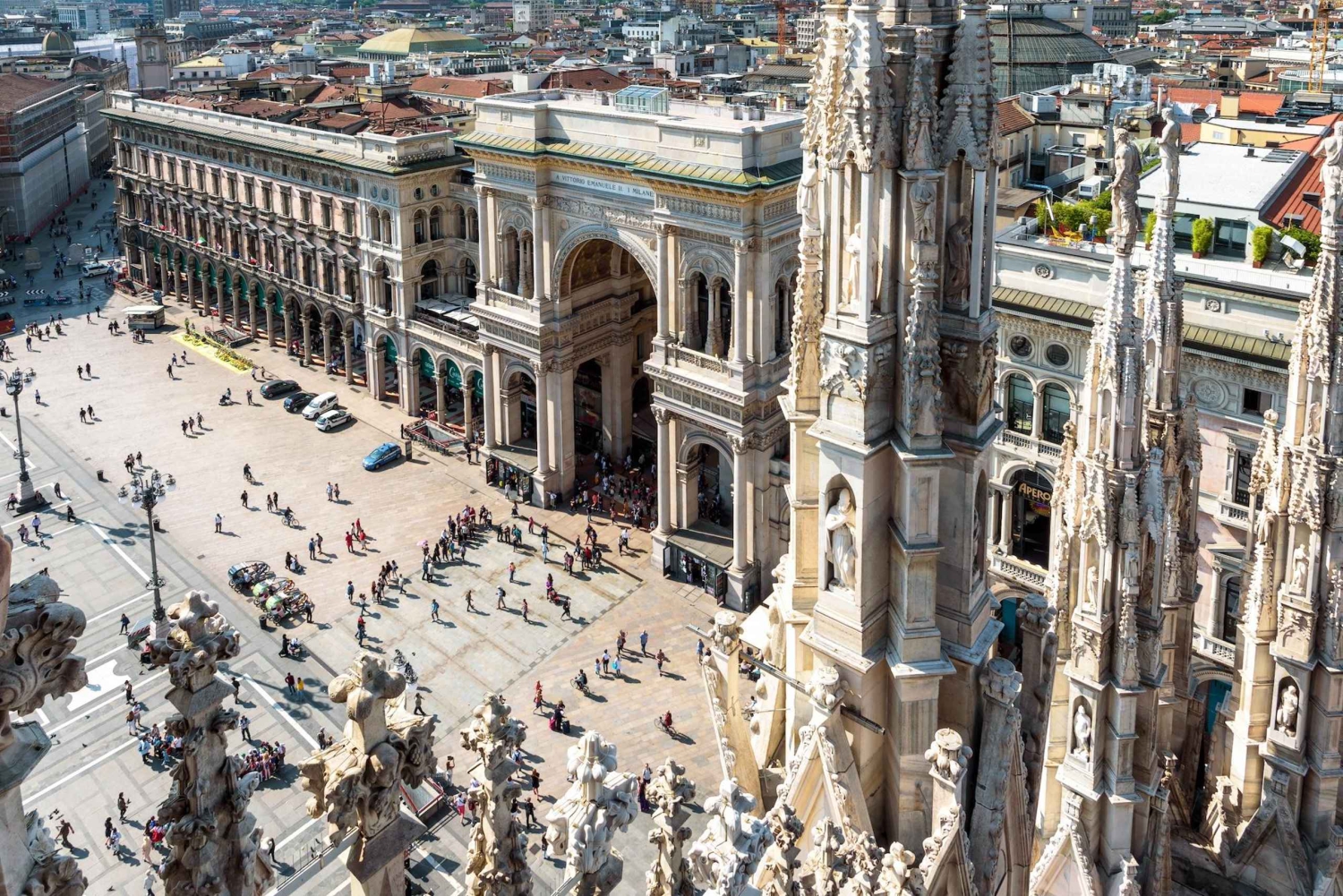 Milano: Tur med en lille gruppe til Milanos katedral og terrasse