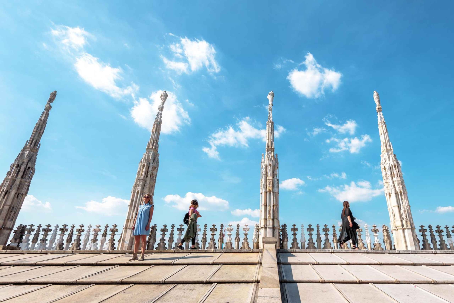 Milano: Tur med en lille gruppe til Milanos katedral og terrasse