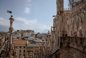 Milano: Tur med en lille gruppe til Milanos katedral og terrasse