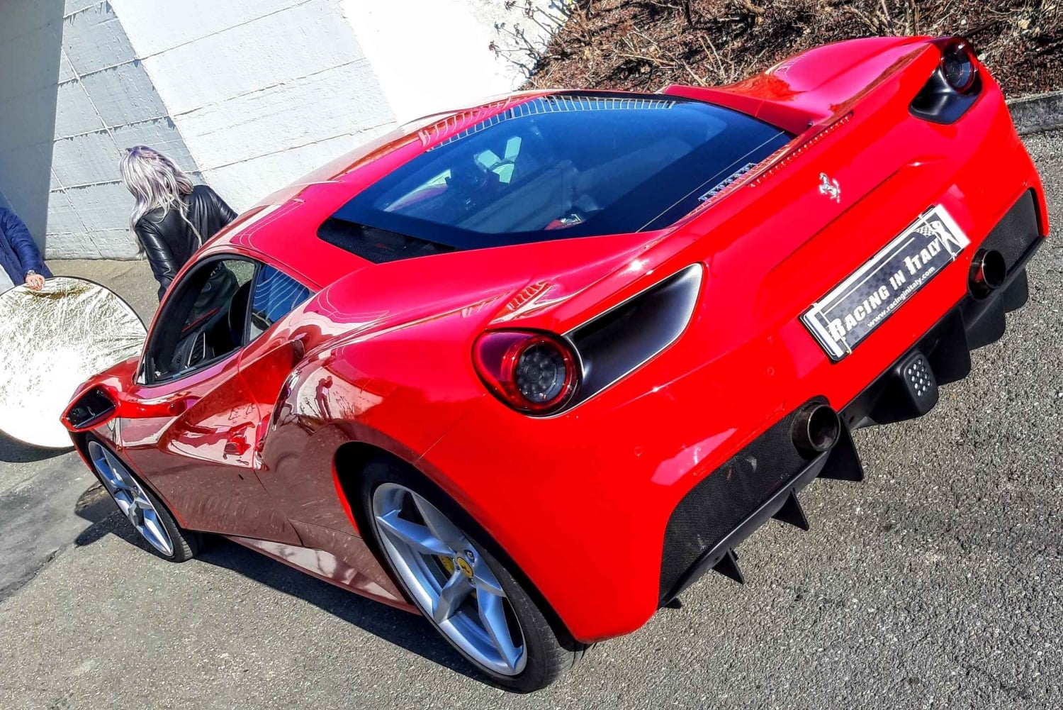 Milano: Testkør en Ferrari 488 på en racerbane