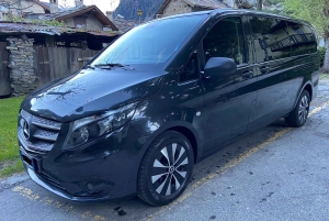 Traslado de Milán de la ciudad al aeropuerto de ORIO AL SERIO en MINIVAN