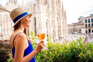 Ljudguide-guidad tur i Milano med provsmakningsbox