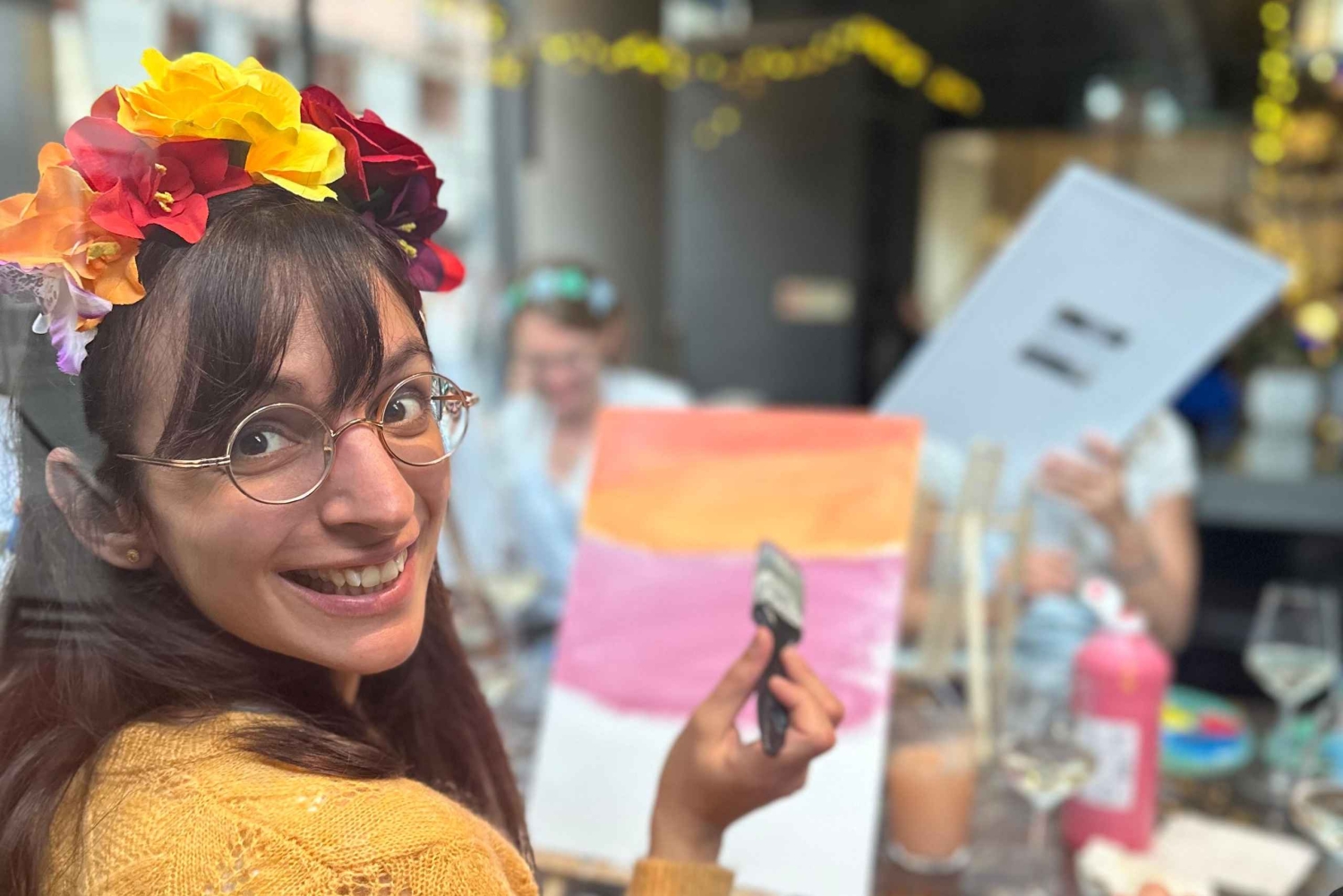 Måla och smutta-workshop