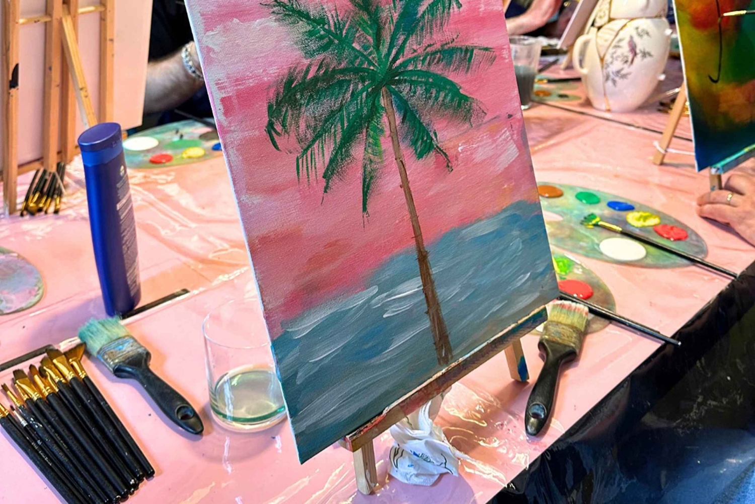 Måla och smutta-workshop