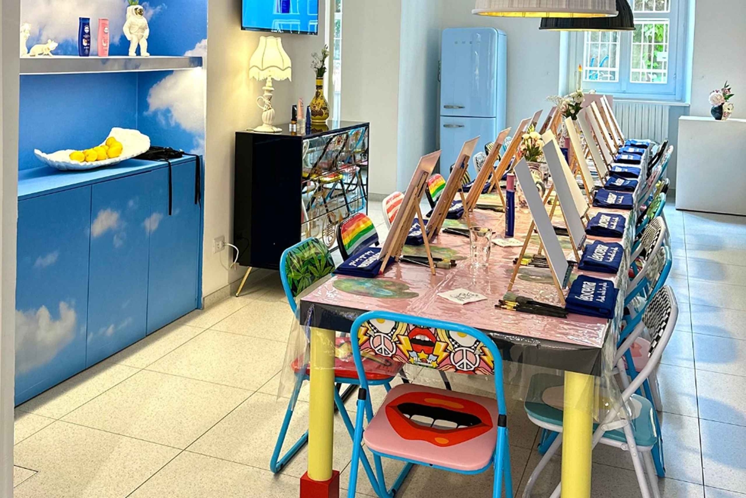 Måla och smutta-workshop