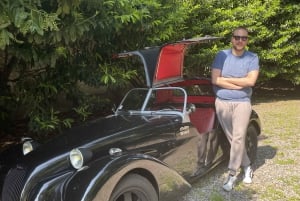 Private Como Lake Tour on Vintage Car