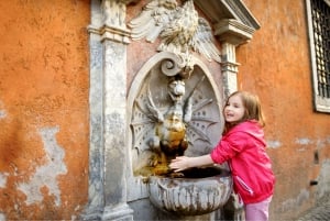 Roma: Tour privado a pie con pizza para divertirse en familia