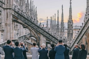 Skyward Soiree: Odkrywanie Duomo i panoramiczne cuda na dachu