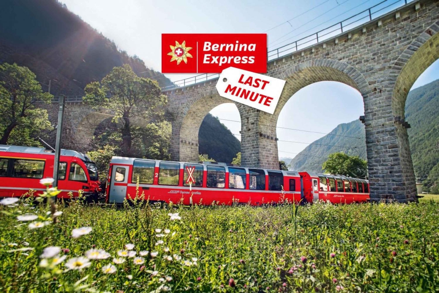 From Milan: Bernina Express Train and St. Moritz Tour by Bus