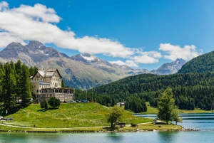 Tirano to St. Moritz: Bernina Red Train Return Day-Ticket