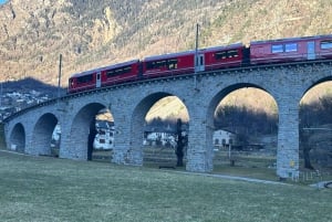 Tour vanuit Milaan: Tirano en de beroemde Rode Trein naar Saint Moritz