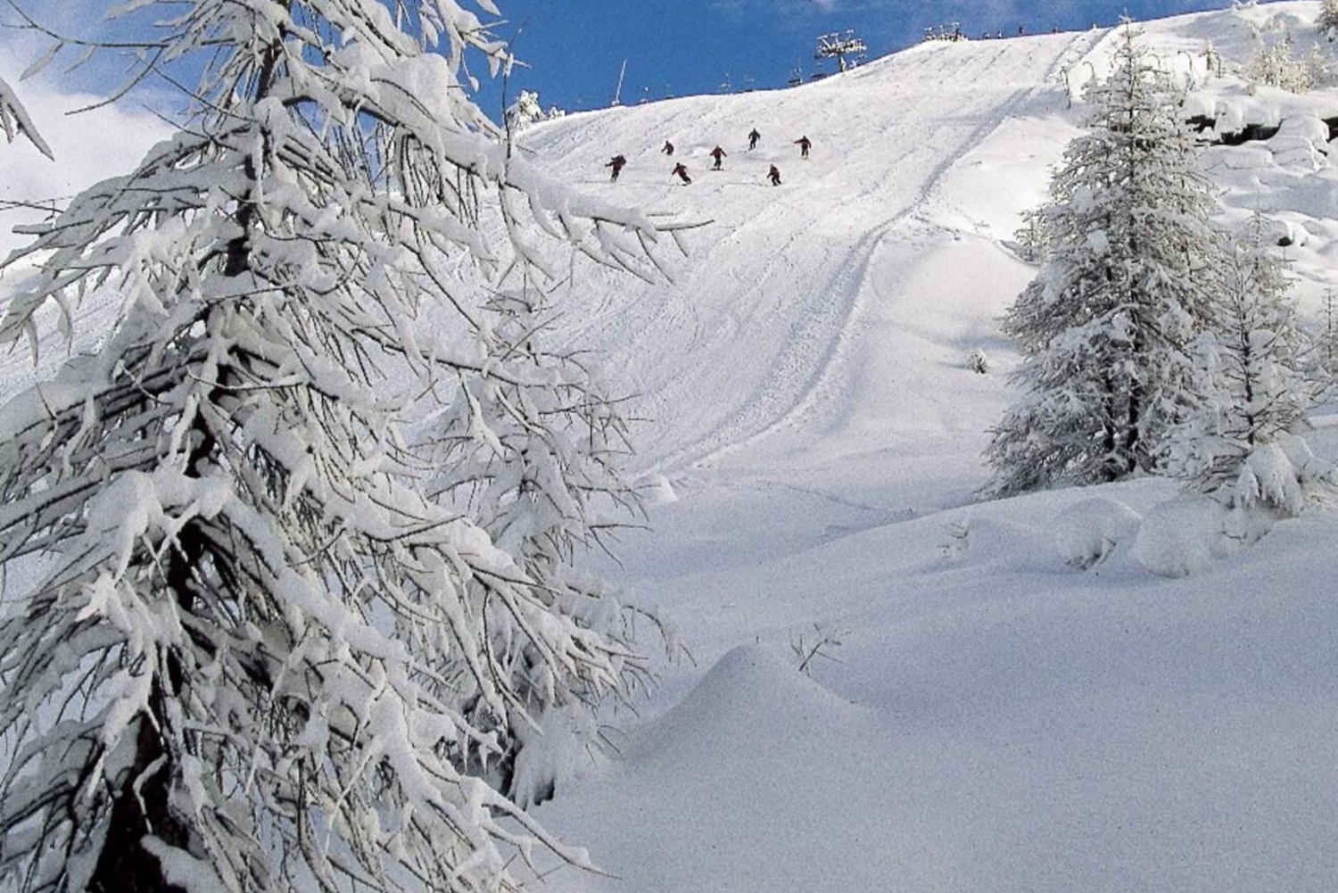 Valmalenco: skipass z pociągiem w obie strony i autobusem wahadłowym