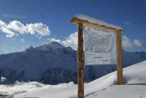 Valmalenco: skipass z pociągiem w obie strony i autobusem wahadłowym