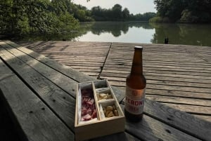 Walk in the Wood with picnic on the turtles lake