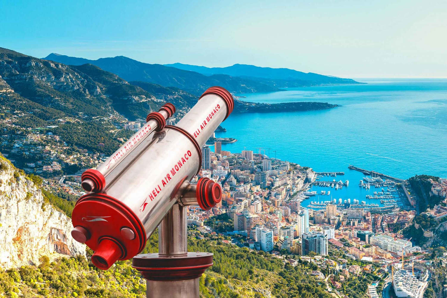 10-minute panoramic flight from Monaco