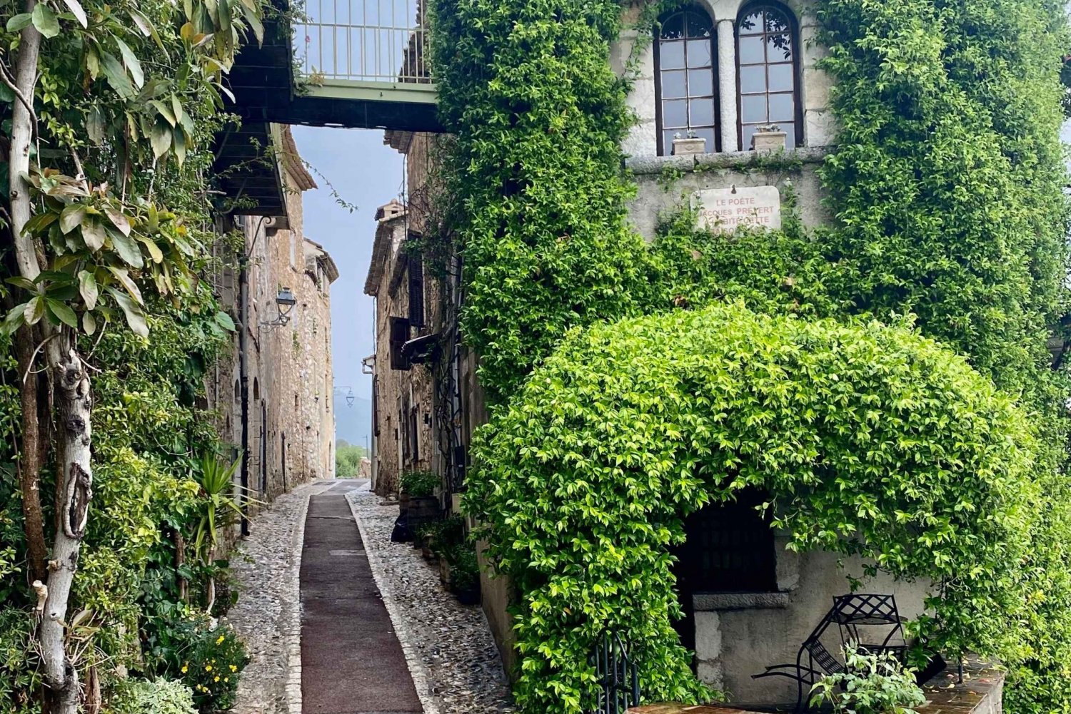 Fra Cannes en dag i Grasse, Gourdon, St Paul de Vence