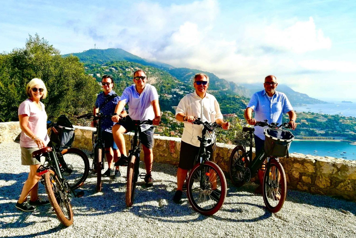 Fantastiska Villefranche's Bay & Billionaire's 5H EBike (Nice)