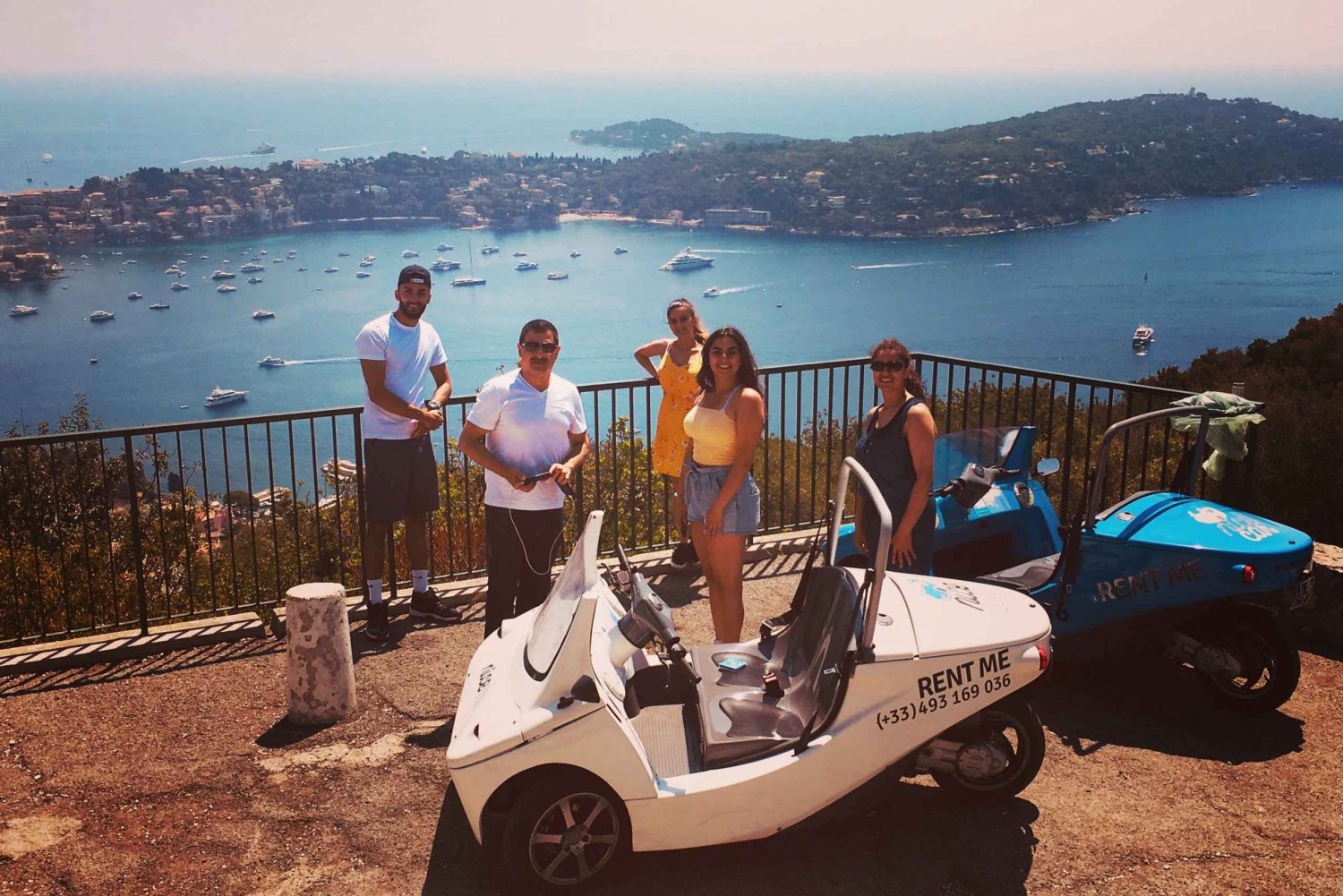 From Nice: 2-Hour Scenic Drive by 3-Wheel Vehicle