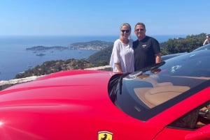 Tour guiado en Ferrari: Mónaco y Èze desde Villefranche-sur-Mer