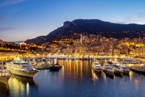 Nice: Formel 1-bane, Monaco og Monte-Carlo Night Tour