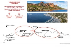 CANNES: Privat panoramisk helikoptertur
