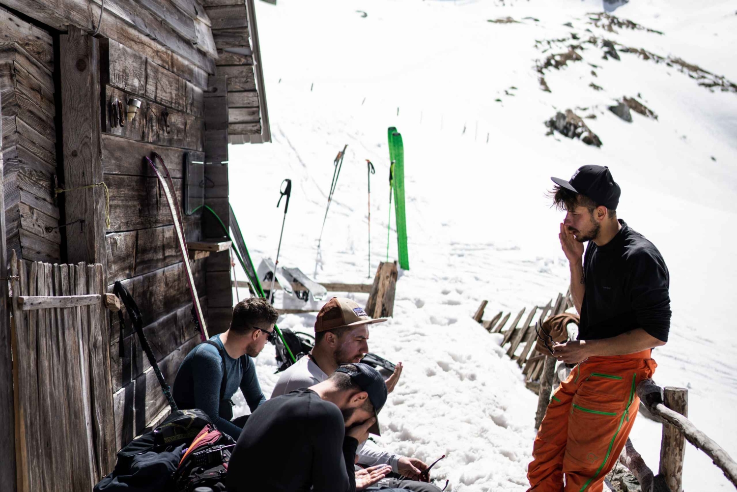 Backcountry skiing in Montenegro