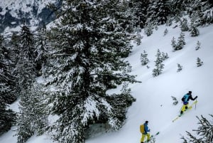 Backcountry skiing in Montenegro