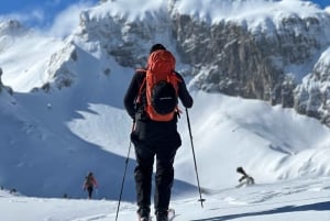 Backcountry skiing in Montenegro