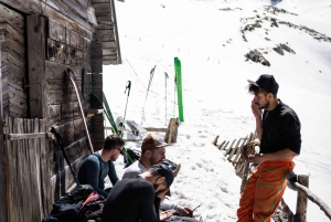 Backcountry skiing in Montenegro