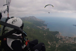 Bečići: Tandem Paragliding Experience with Pickup