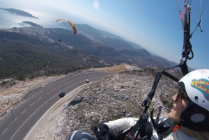 Bečići: Tandem Paragliding Experience with Pickup