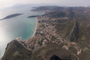 Bečići: Tandem Paragliding Experience with Pickup