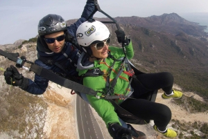 Bečići: Tandem Paragliding Experience with Pickup
