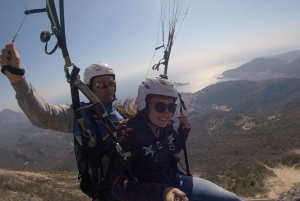 Bečići: Tandem Paragliding Experience with Pickup