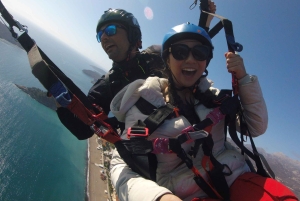 Bečići: Tandem Paragliding Experience with Pickup