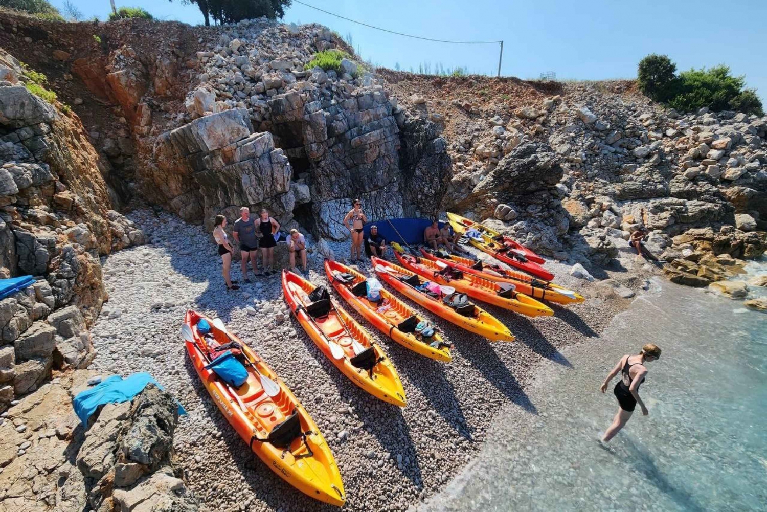 Blue Cave Tour on Kayaks in Montenegro