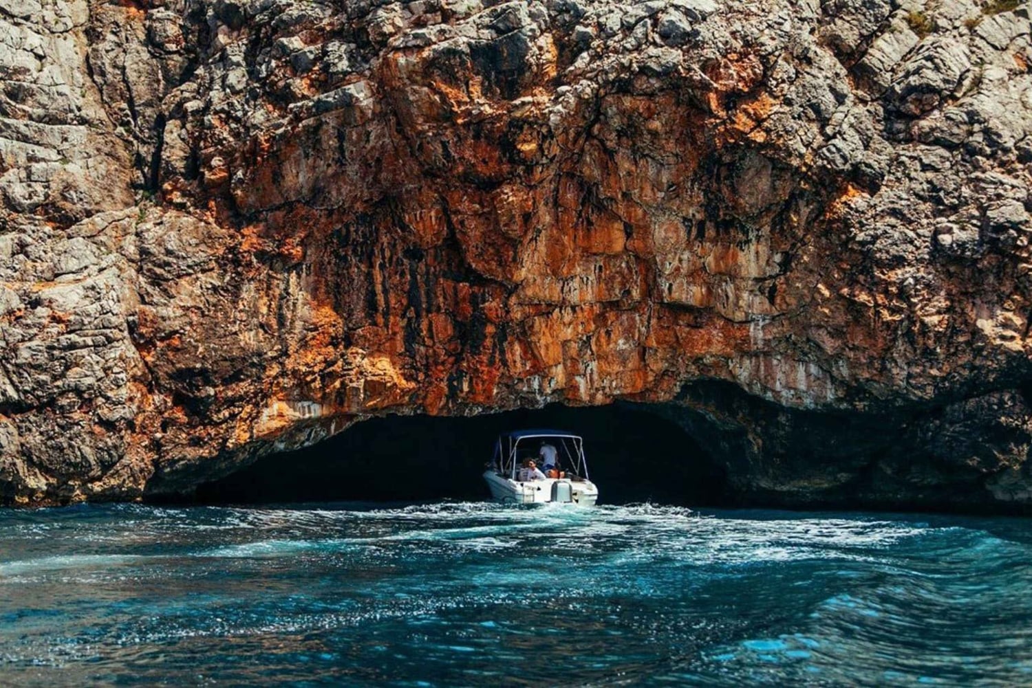Boat tour from Tivat - Blue Cave and Lady of the Rocks 3h