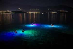 Budva: Night Lights Kayaking Tour