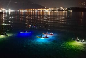 Budva: Night Lights Kayaking Tour