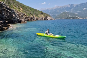 Budva: small group kayak tour to Sv.Nikola island caves