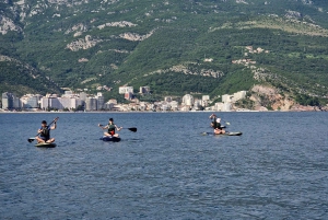 Budva: small group kayak tour to Sv.Nikola island caves