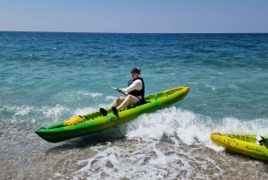 Budva: small group kayak tour to Sv.Nikola island caves