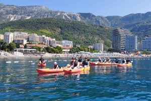 Budva: Becici Beach to Sveti Stefan Island Kayak Tour