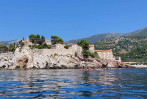 Budva: Becici Beach to Sveti Stefan Island Kayak Tour